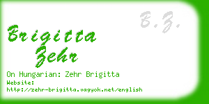 brigitta zehr business card